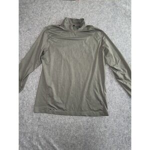 Nike Golf Tour Performance Mock Neck Shirt XL Gray Dri-FIT Base Layer